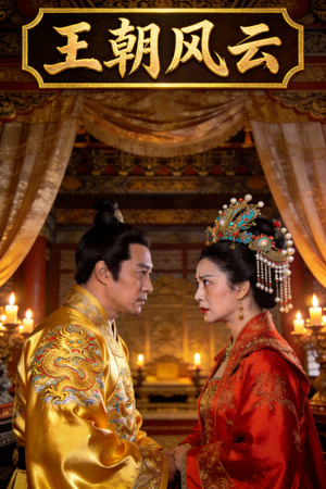 历史剧《王朝风云》封面，古代宫廷内权力斗争与华丽服饰的精致场景